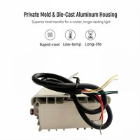 Iluminador de Luz Blanca de 5W con Entrada de 12V CC, Resistente al Agua IP66, Luz Estroboscópica LED de Aluminio para Cámaras de Seguridad CCTV