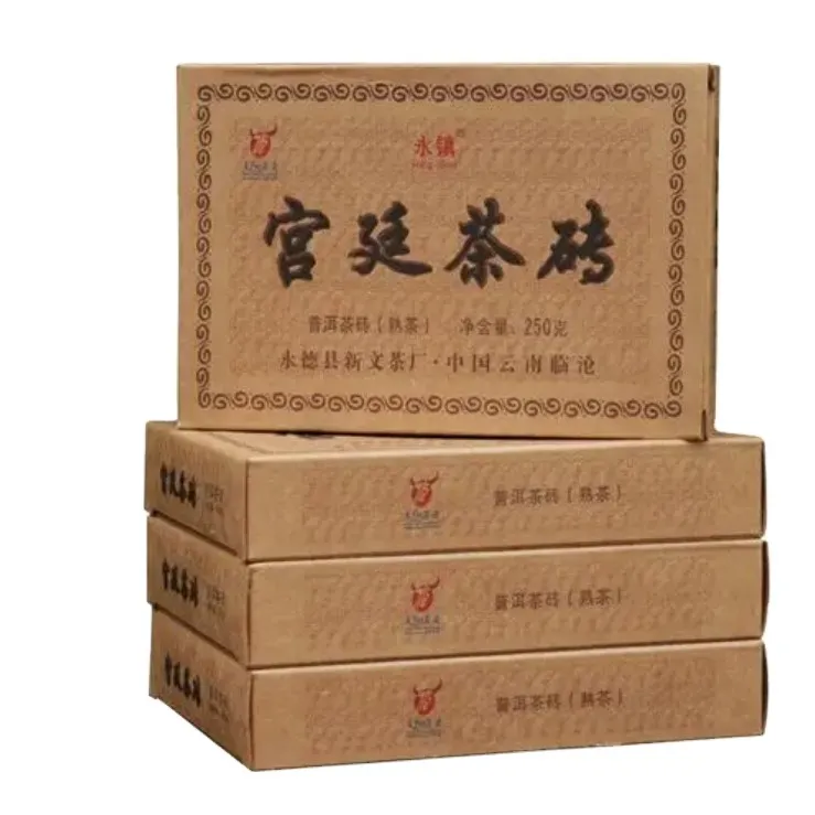 Puerh brique fermentée bio sain yunnan Palace thé brique puer thé