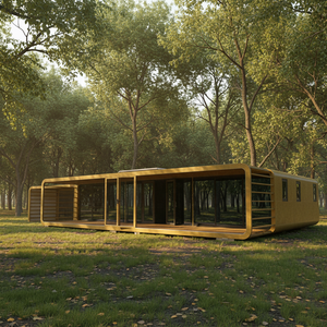 Nuova <span class=keywords><strong>Casa</strong></span> Prefabbricata Moderna e Mobile Stile Apple <span class=keywords><strong>in</strong></span> <span class=keywords><strong>Vendita</strong></span>, Appartamento o Hotel Prefabbricato Portatile da 20 o 40 Piedi per Esterni - Product Image 2