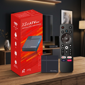 ตัวประมวลผล H618ขนาดเล็ก ATV XS97พรีเมี่ยมดีไซน์ใหม่กล่องเครื่องเล่นสื่อ USB 12ช่องรองรับ Google Voice Assistant - Product Image 1
