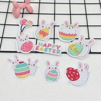 Autocollants de peinture diamant 5D DIY, motifs de dessins animés, kits de mosaïque diamant par numéros pour enfants, décoration de la maison, cadeau