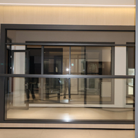 Sistema de Elevación de Ventanas de Balcón Eléctrico Automático con Control Remoto, Vista Panorámica, Gran Tamaño, de Aluminio, Antirrobo e Impermeable