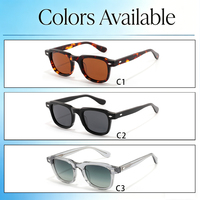 Fabricant de lunettes de soleil de haute qualité avec monture en acétate pour femmes et hommes, lunettes de soleil rectangulaires de haute qualité, UV400, logo personnalisé
