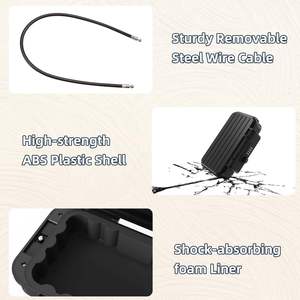 Không Thấm Nước 4 chữ số kết hợp ABS an ninh trường hợp bãi biển di động Surf Key khóa an toàn hộp cho điện thoại thông minh hộ chiếu thẻ tín dụng - Product Image 5