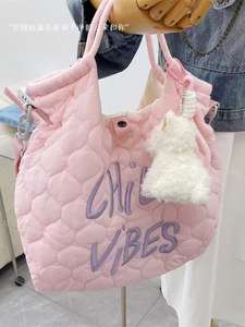 กระเป๋าถือบล็อกสีอ่อนน่ารักพร้อมที่จับด้านบนและ Crossbody - Product Image 5