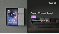 2024 Golden Security Eingebaute 3-Gang-Relais-LCD-Wandschalter 3,5-Zoll-Touchscreen Smart Home Control Unit Central Panel