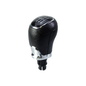 Pommeau de levier de vitesse Skoda 5/6 vitesses en cuir ergonomique pour boîte manuelle – Accessoire - Product Image 5