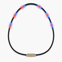 Collier Magnétique Thérapeutique en Acier Inoxydable 316L Premium avec Silicone, Aimant Intégré, Design Plaqué Sous Vide, Équilibre Énergétique