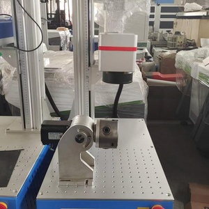 เครื่องแกะสลักเลเซอร์แบบพกพา ไฟเบอร์ 50w MAX 50X พร้อมหัวกัลโว 300*300 มม. รุ่น SG7110 จุดแดงคู่ 80 มม. แบบหมุนได้ - Product Image 4