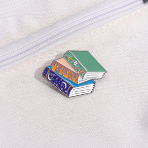 Pin Enamel Buku Fantasi Acotar, Aksesoris Koleksi untuk Pecinta Buku, Nerd, Hadiah Perhiasan untuk Anak dan Teman - Product Image 3