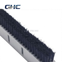 Brosses à ruban industrielles avec support en aluminium pour l'étanchéité anti-poussière