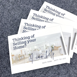Cartoline Personalizzate a Colori per Agenti Immobiliari, Design Minimalista per Interni Domestici - Product Image 4