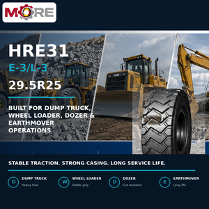 Neumático Radial OTR HRE31 con Patrón E3 para Camiones Volquete, Topadoras, Minería y Trabajo Pesado - Product Image 4