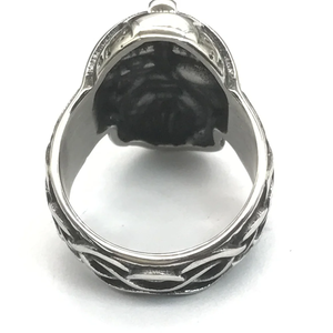 Bague pour homme en acier inoxydable au marteau de Thor vintage unique à la mode inspirée du dieu viking <span class=keywords><strong>nordique</strong></span> <span class=keywords><strong>Odin</strong></span> World <span class=keywords><strong>mythologie</strong></span> <span class=keywords><strong>nordique</strong></span> - Product Image 4