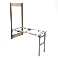 Mécanisme de table à manger multifonction DIY, cadre mural invisible peu encombrant, bureau pliant dissimulé, quincaillerie simple