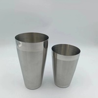 Vente en gros de shakers à cocktail Martini en acier inoxydable, outils de bar en métal pratiques, fournitures pour barman en vrac