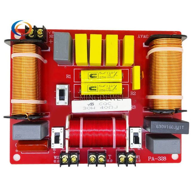 1000W 18 Inch 1 Treble 2 Bass 3 Way Audio Passive Crossover Speaker Network High Low Frequency Divider Board Hifi PA328