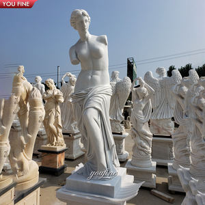 Vie Taille Sculpture Naturelle Femme Nue Sculpture En Marbre - Product Image 1