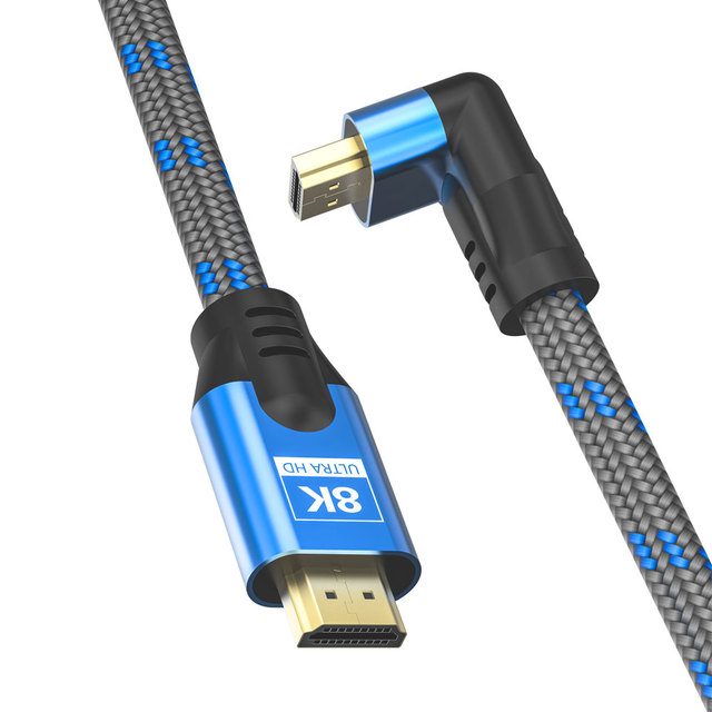 Factory Wholesale 8K Ultra High Speed HDMI 2.1b Cable 48Gbps 4K 120Hz 8K 60Hz HDR HDCP 2.2 Aluminum Shell Cord for TV Monitor