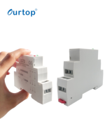 Relais temporisé modulaire étoile-triangle Ourtop, minuterie réglable 0,1s-10min pour rail DIN pour le contrôle des moteurs