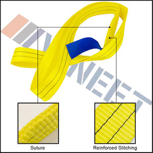 Eslingas de Elevación de Poliéster sin Fin de 1t 2t 3t, Todo Tipo de Colores Personalizados, Eslingas Tejidas sin Fin para Puerto - Product Image 3