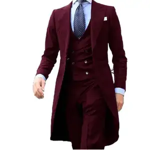 Giacca da uomo blazer 4 pezzi giacca gilet pantaloni e cravatta