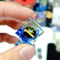 Dadu Resin Dungeons and Dragons Ungu Kustom Pabrik dengan Inti Cair dan Tepi Tajam untuk Dnd Rpg