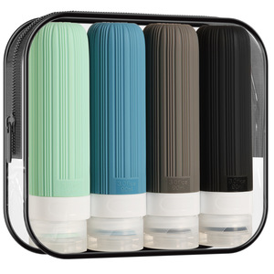 Silicone <b>Storage</b> Bottles Round Portable Injection Molded For <b>Toiletries</b> Bathroom Use Travel Size - Product Image 2