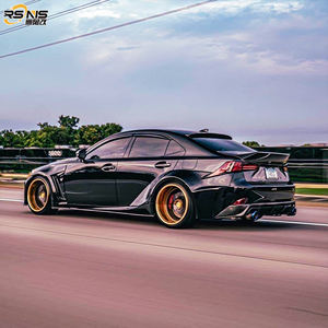 Kit de cuerpo completo de venta directa de fábrica para <span class=keywords><strong>Lexus</strong></span> <span class=keywords><strong>IS</strong></span> 2013-2019 labio delantero difusor trasero faldas laterales guardabarros ajuste perfecto - Product Image 4