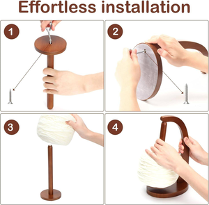 Yarn <strong>Holder</strong> Spinning Knitting Tools Crochet Yarn <strong>Holder</strong> Rotating Magnetic Thread <strong>Spool</strong> Wool Ball Winder Rotation Spinner - Product Image 4