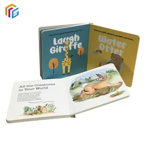 Wholesale Custom Printing Round Corner Matte Laminated Board Books For Children Education Story Book