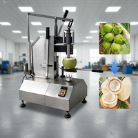 Machine à peler la noix de coco de précision, machine automatique à découper la noix de coco en forme de diamant avec un design élégant, machine à peler la noix de coco