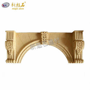 Nuevo Adorno de Techo de Piedra Mágica GRC, Línea Decorativa para Exteriores de Villas, Estilo Columna Romana XMS - Product Image 3