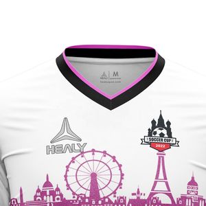 Maillot de football respirant avec logo personnalisé du fabricant Kits de football personnalisés Ensemble de vêtements de sport de service OEM - Product Image 3