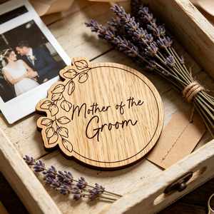 Posavasos de Madera Grabado con Láser, Nombre Personalizado, Recuerdo de Boda Duradero para Despedida de Soltera, Cumpleaños, Día de San Valentín - Product Image 5