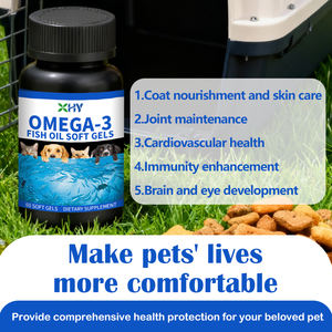 Suplemento Nutricional de Óleo de Peixe Omega 3 em Cápsulas Softgel para Cães e Gatos, Saúde da Pele e Pelagem, Suporte Imunológico - Product Image 3
