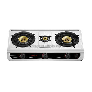 테이블 탑 가스 스토브, 스테인레스 스틸 가스 쿠커, 3 버너 가정용 가스 스토브 - Product Image 3