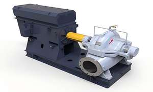 Bomba centrífuga de doble succión dividida axial horizontal de dos etapas para industrias químicas pesadas y de gas natural - Product Image 3