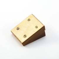 Maxery-Porte-cartes en laiton massif, mini-support de table, porte-cartes en bois, affichage de cadres photo exquis, accessoires de bureau