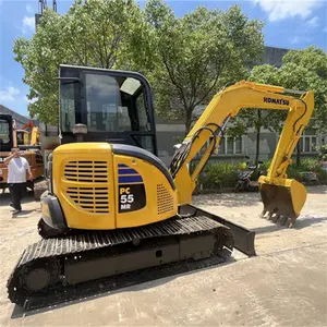 Komats U Pc55เครื่องขุดดิน Komatsu,เครื่องขุดขนาดเล็กในเวลาทำงานต่ำสำหรับขาย PC 30/36/200/300