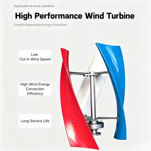 Generador de Eje Vertical de 3KW y 48V con Arranque a Baja Velocidad del Viento, Tipo X para Suplemento Nocturno y Energía Fuera de la Red X-P9-3000 de Alta Eficiencia - Product Image 4