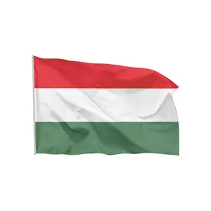 促销产品户外Magyarorszag国旗横幅聚酯定制3x5ft匈牙利匈牙利国旗