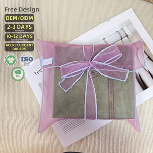 Wholesale Custom Recyclable Organza <b>Makeup</b> <b>Bags</b> Professional Women's Travel Cosmetics Storage <b>Bag</b> with Custom Logo - Product Image 2