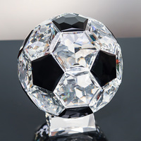 Trophée de football en cristal 3D personnalisé de haute qualité Small Bridge K9, trophée de champion de la ligue de football en cristal