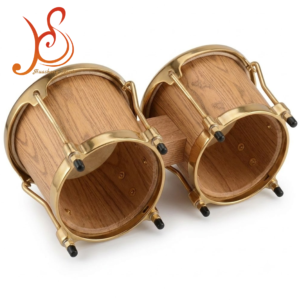 Tambor Africano de Alta Calidad para Principiantes, Tamborín de 7.5+8.5 Pulgadas con Piel Natural, Instrumentos Musicales - Product Image 2