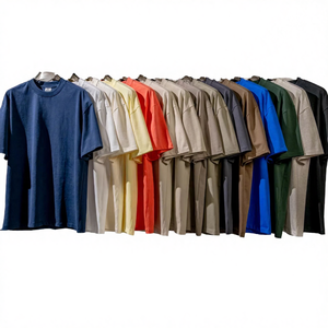 Camisetas Lisas Casuales de Algodón 100% de 200-280 g/m², Tejido de Punto, Ajuste Regular, Alta Calidad para Hombre, Venta al Por Mayor - Product Image 4
