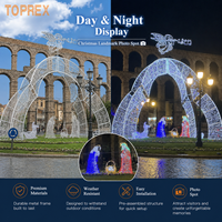 Arco Luminoso LED TOPREX per Presepe Natalizio, Impermeabile, di Grado Professionale, Grande Decorazione Quadrata per Festival e Progetti all'Aperto