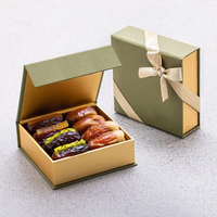 Boîtes Cadeaux Musulmanes Aimantées Personnalisées Vides Rigides pour Truffes Chocolats Baklava Dattes Eid Mubarak Ramadan