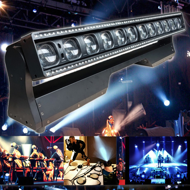 Atmosphere Concert Energy Efficient RGBW Moving LED Stage Light DMX Control Live Events Dance Floors Blue Green Red High CRI 95