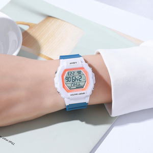 Skmei Sport Watch Digital Men Women 50M Water Resistant Led Light Alarm Clock Multifunctional Student Watch Tpu Strap - Product Image 3